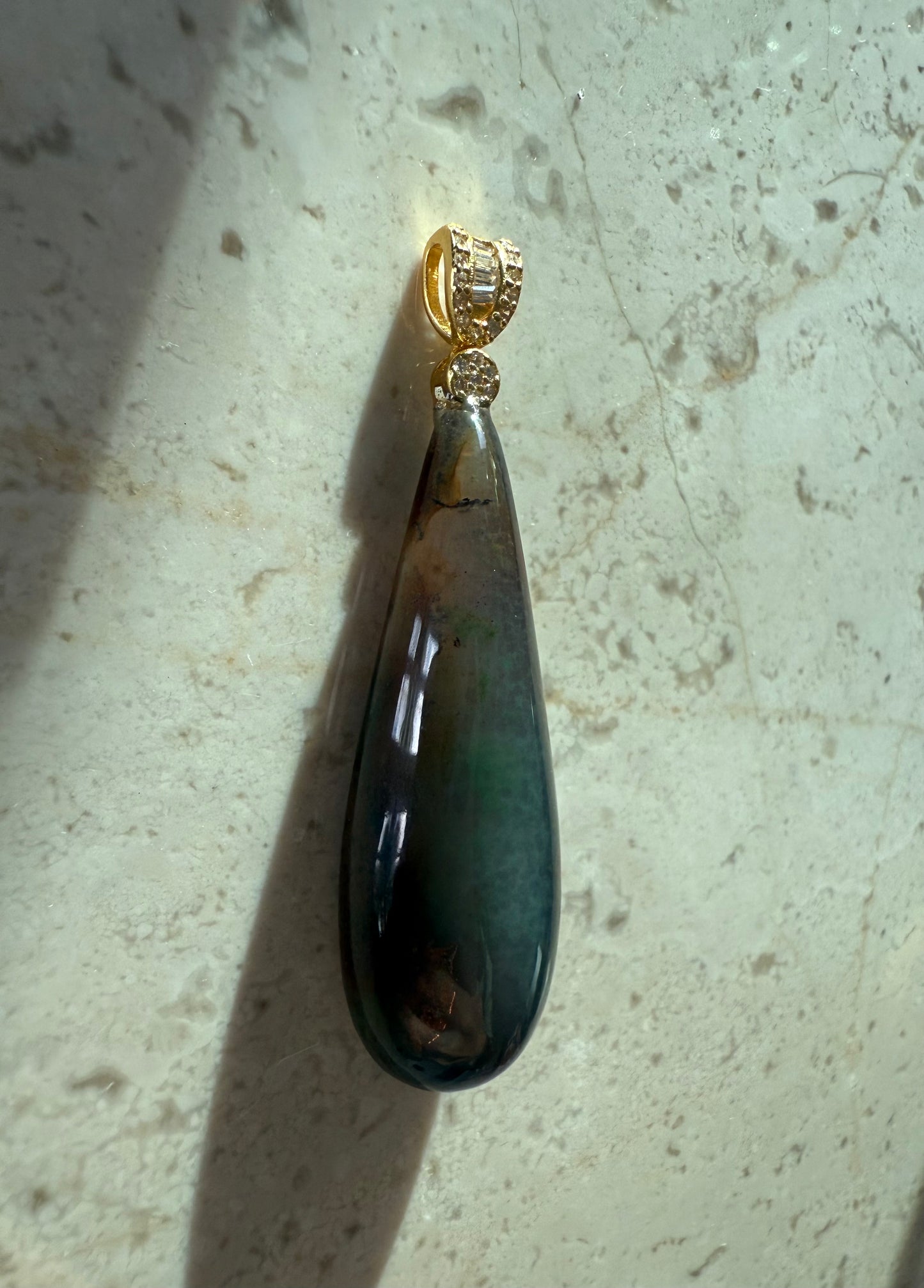 Deep Purple Chalcedony pendant