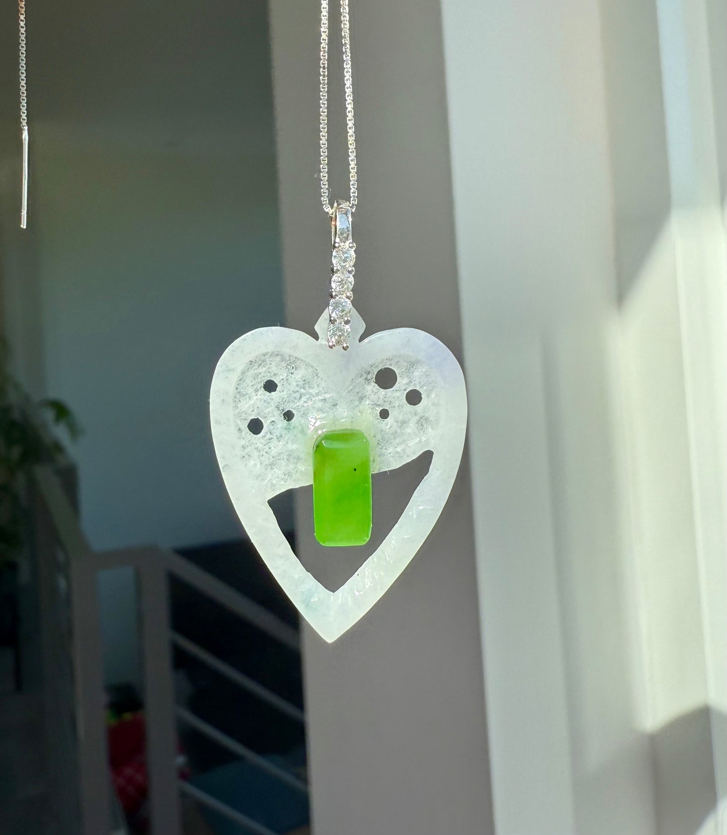 Jaded Heart pendant