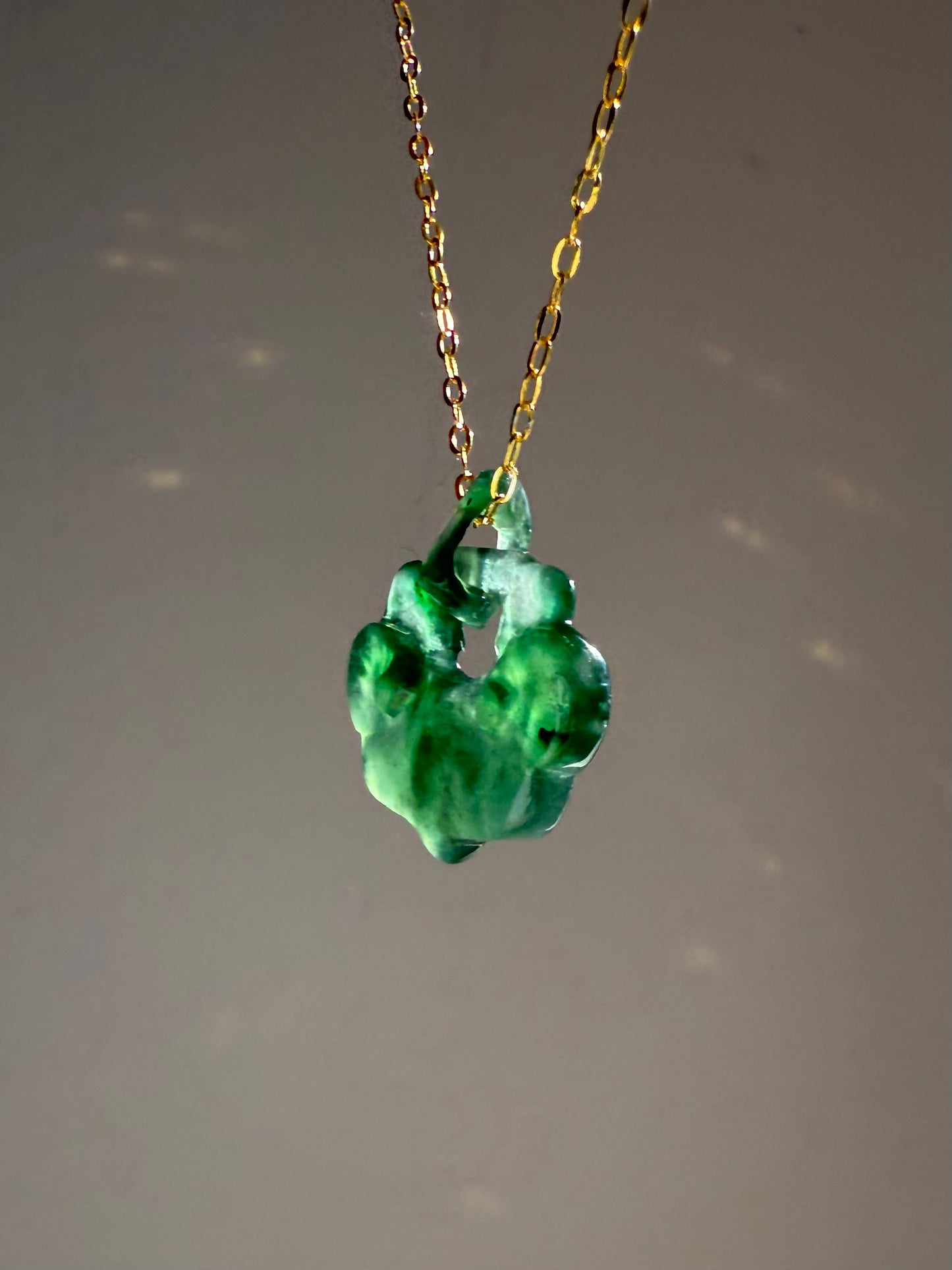 Guatemalan jadeite pendant